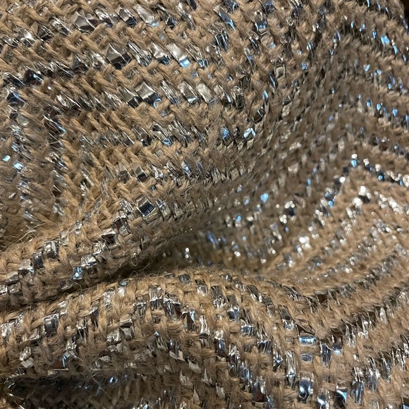 Stylish Tan and Silver Bow Headband - Picture 2 of 5